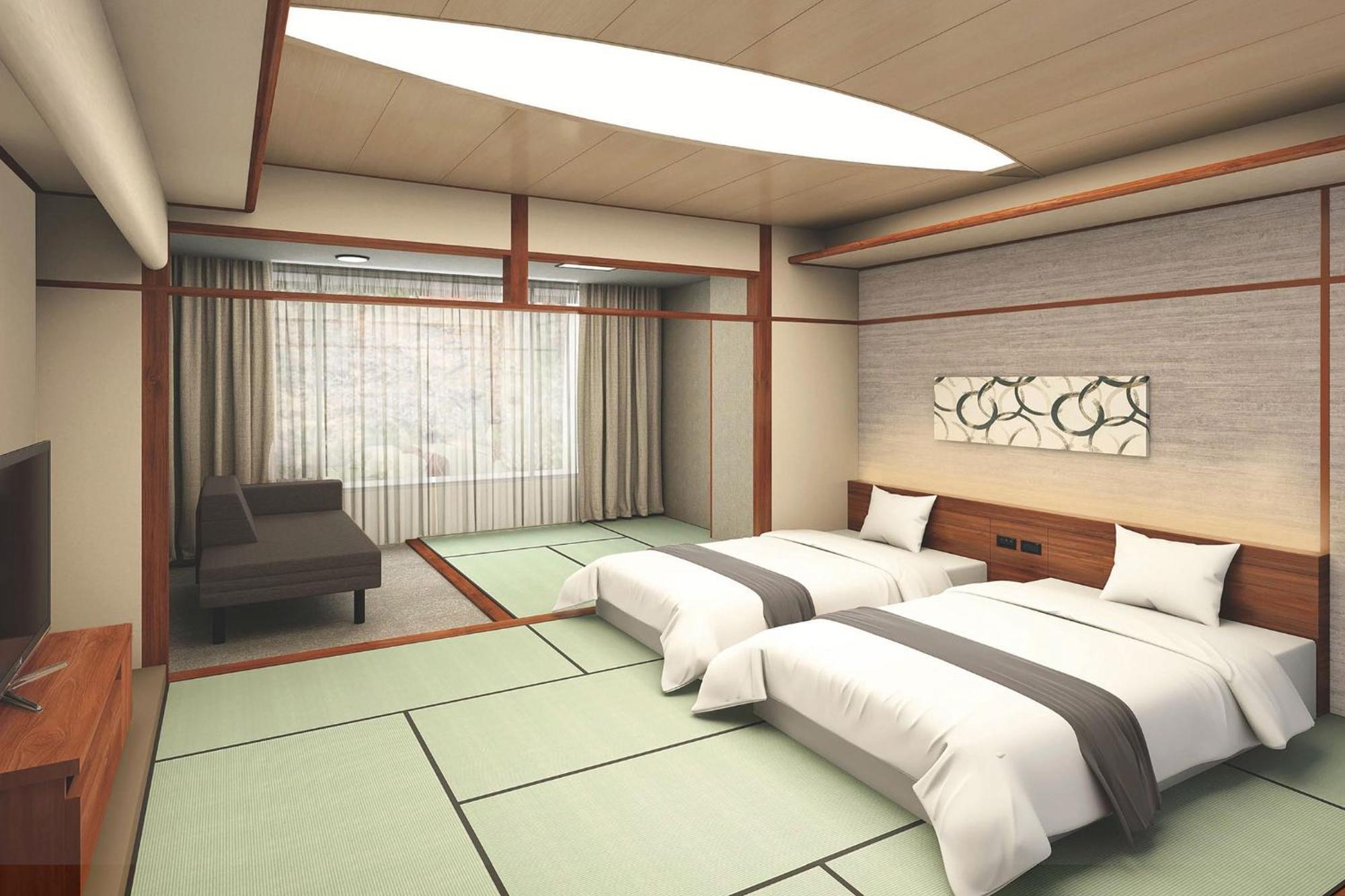 Hotel Ooedo Onsen Monogatari Ikaho Shibukawa Exterior foto